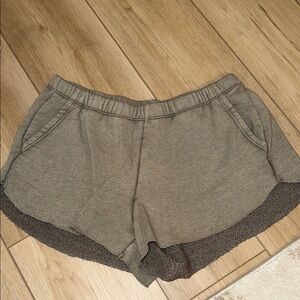 Aerie Olive Athletic Shorts